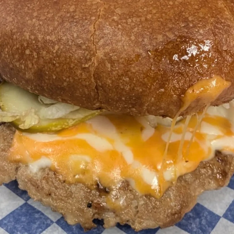 Grilled chicken burger