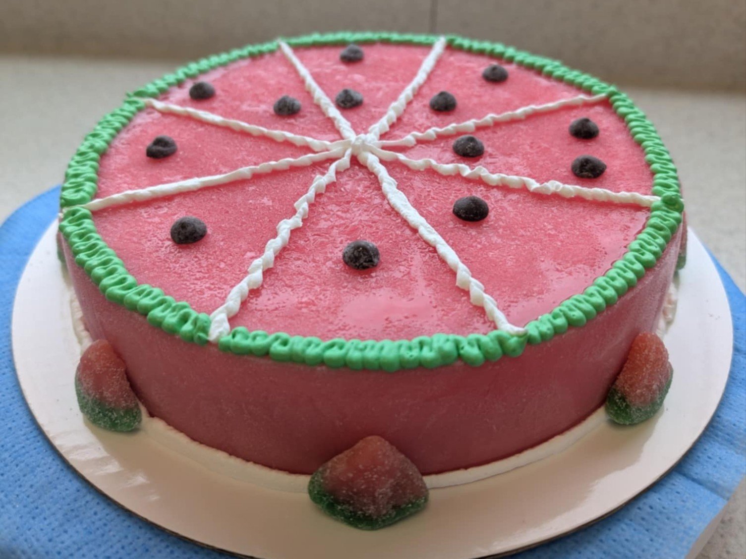 Watermelon Non Dairy Cake