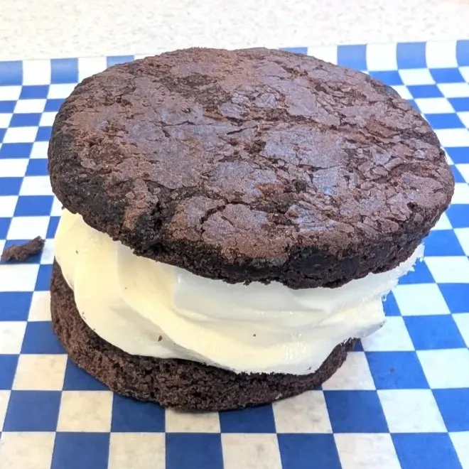 Brownie Ice Cream Sandwich