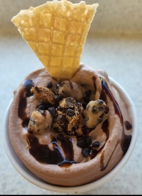 Cheesecake snow storm